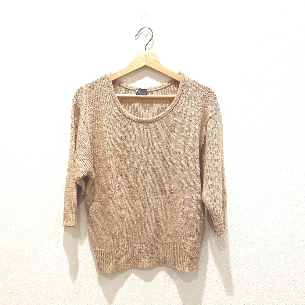 uo • sparkle & fade 3/4 sleeve sweater